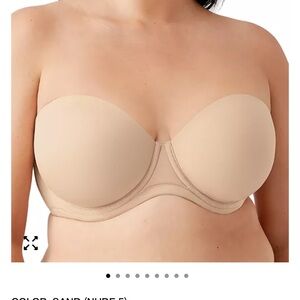 NWT Wacoal Strapless Nude Bra Sz 34D